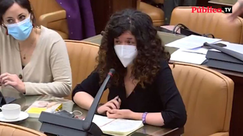 Sofía Castañón, diputada de Unidas Podemos, denuncia insultos hacia la directora de la Comisión Sofía Castañón, diputada de Unidas Podemos, denuncia insultos hacia la directora de la Comisión