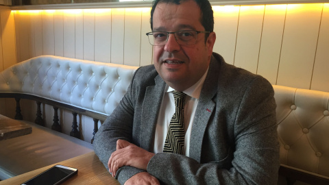 Elena és el coordinador del Pacte Nacional pel Referèndum. C.B.