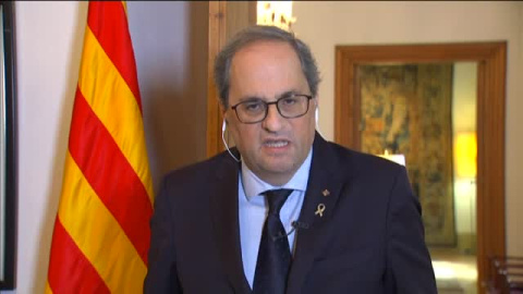 Torra entiende la prórroga del estado de alarma y tiende la mano a Sánchez Torra entiende la prórroga del estado de alarma y tiende la mano a Sánchez