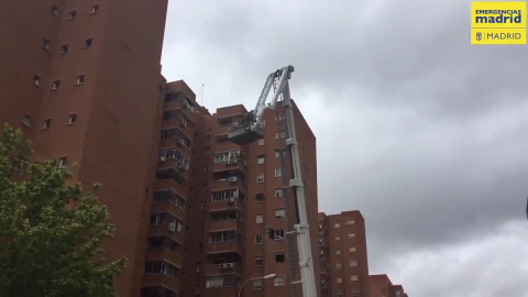 Una explosión en Vallecas deja dieciséis heridos leves Una explosión en Vallecas deja dieciséis heridos leves