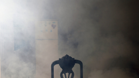 Interior de una casa como fumigada como parte de las medidas preventivas contra el virus Zika y otras enfermedades transmitidas por mosquitos en La Habana. REUTERS/Ivan Alvarado