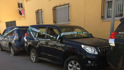 Vehículos todoterreno incautados por la Guardia Civil en La Línea de la Concepción (Cádiz). Vehículos todoterreno incautados por la Guardia Civil en La Línea de la Concepción (Cádiz).