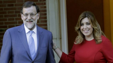 El presidente del Gobierno, Mariano Rajoy, y la presidenta de Andalucía, Susana Díaz, en la Moncloa. Archivo EFE El presidente del Gobierno, Mariano Rajoy, y la presidenta de Andalucía, Susana Díaz, en la Moncloa. Archivo EFE
