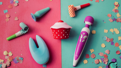 Imagen de un lote de juguetes eróticos para veganos. Javier Gamonal. Imagen de un lote de juguetes eróticos para veganos. Javier Gamonal.