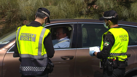 Punta Umbría cierra dos de sus accesos al municipio Punta Umbría cierra dos de sus accesos al municipio