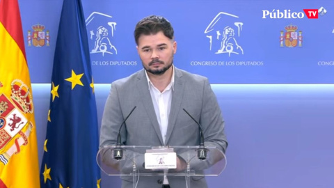 Gabriel Rufián, sobre la formación del Govern: "ERC no es la criada de nadie" Gabriel Rufián, sobre la formación del Govern: "ERC no es la criada de nadie"