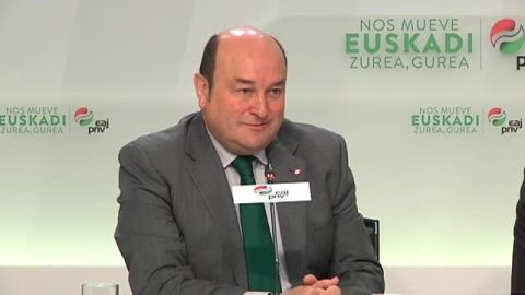 Ortúzar advierte: "Es un poco mucho decir que el PNV está dispuesto a apoyar a Sánchez" Ortúzar advierte: "Es un poco mucho decir que el PNV está dispuesto a apoyar a Sánchez"
