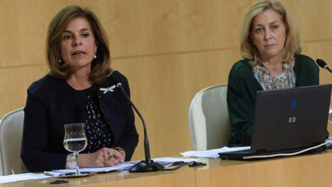 La exalcaldesa de Madrid, Ana Botella, junto a su entonces concejala y ahora delegada del Gobierno imputada, Concepción Dancausa. Archivo EFE La exalcaldesa de Madrid, Ana Botella, junto a su entonces concejala y ahora delegada del Gobierno imputada, Concepción Dancausa. Archivo EFE