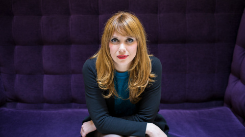 La pintora castellonense Paula Bonet, durante la entrevista.- JAIRO VARGAS La pintora castellonense Paula Bonet, durante la entrevista.- JAIRO VARGAS