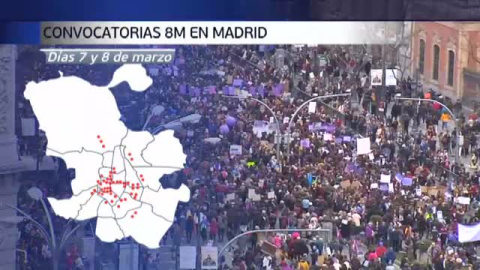 Prohibidas las concentraciones el 7 y el 8 de marzo en Madrid Prohibidas las concentraciones el 7 y el 8 de marzo en Madrid