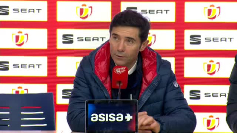 Marcelino: "Estos jugadores han entrado en la historia" Marcelino: "Estos jugadores han entrado en la historia"