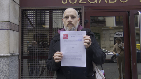 Igor Mera, de la coordinadora nacional del sindicato ESK Igor Mera, de la coordinadora nacional del sindicato ESK