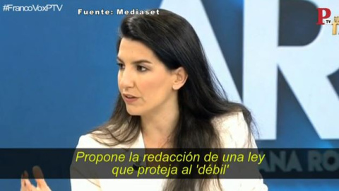 Rocío Monasterio, Vox y su cruzada contra la ley de violencia de género Rocío Monasterio, Vox y su cruzada contra la ley de violencia de género