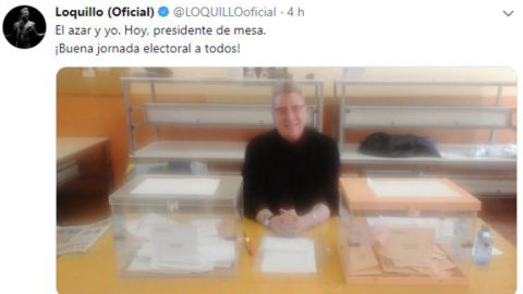 Loquillo, la mayor sorpresa para los votantes de las Elecciones Loquillo, la mayor sorpresa para los votantes de las Elecciones