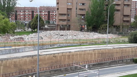 Derribo túnel Duques de Nájera en Logroño Derribo túnel Duques de Nájera en Logroño