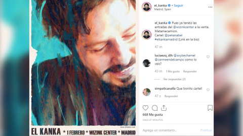 Ya se pueden comprar entradas para concierto de El Kanka en Madrid Ya se pueden comprar entradas para concierto de El Kanka en Madrid