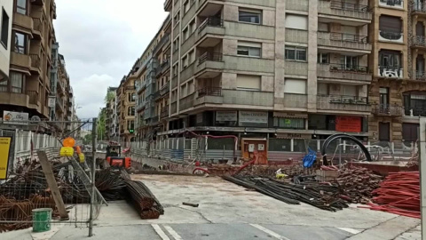 Prosiguen las obras del Metro de San Sebastián Prosiguen las obras del Metro de San Sebastián