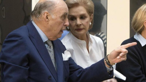 Carolina Herrera y su marido, Reinaldo Herrera. EFE/Archivo Carolina Herrera y su marido, Reinaldo Herrera. EFE/Archivo
