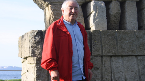 Suso Díaz en Santa Cruz (Oleiros, A Coruña).