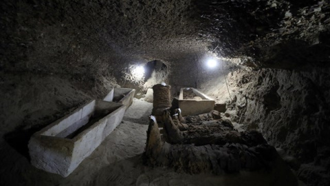 Una de las 17 momias descubiertas en Egipto. REUTERS/Mohamed Abd el Ghany Una de las 17 momias descubiertas en Egipto. REUTERS/Mohamed Abd el Ghany