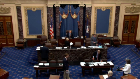 Senado de EEUU aprueba plan de estímulo de 480.000 millones de dólares Senado de EEUU aprueba plan de estímulo de 480.000 millones de dólares