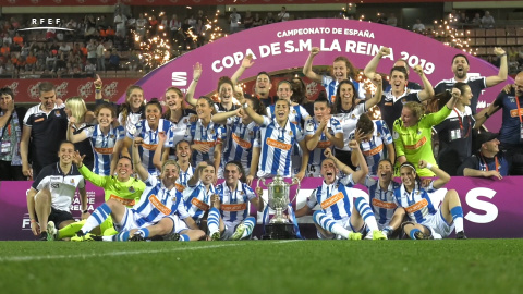 La Real Sociedad estrena palmarés tras ganar la Copa de la Reina La Real Sociedad estrena palmarés tras ganar la Copa de la Reina