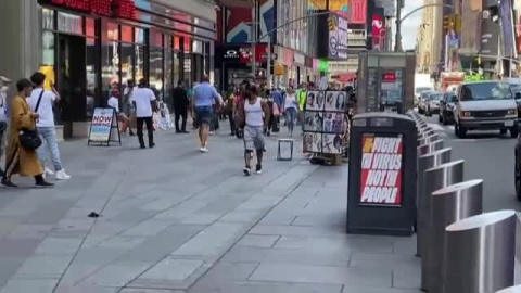 Las calles de Nueva York se llenan de indigentes tras la pandemia Las calles de Nueva York se llenan de indigentes tras la pandemia