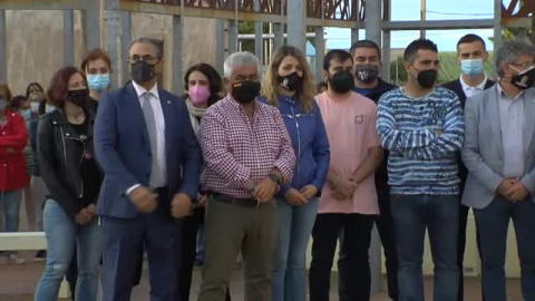 Concentración en Doñinos en repulsa a la violencia machista Concentración en Doñinos en repulsa a la violencia machista