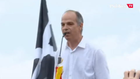 Jordi Turull: "Nos han dado un indulto revisable y parcial." Jordi Turull: "Nos han dado un indulto revisable y parcial."