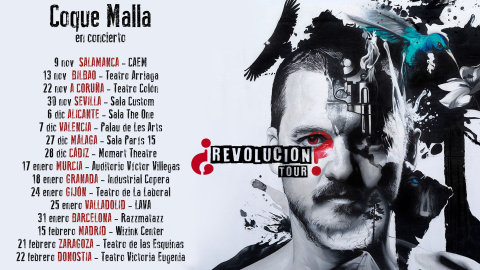 Coque Malla anuncia gira de conciertos de su próximo álbum Coque Malla anuncia gira de conciertos de su próximo álbum