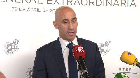 Rubiales: "Quien no ha querido hablar ha sido LaLiga" Rubiales: "Quien no ha querido hablar ha sido LaLiga"