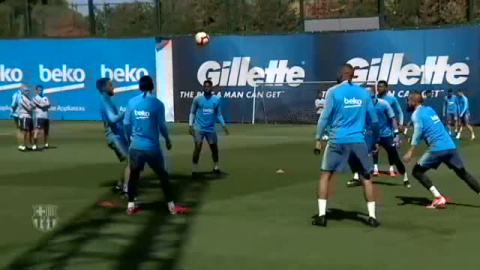 El Barça vuelve al trabajo El Barça vuelve al trabajo