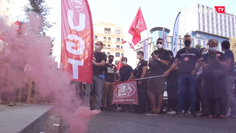 Nueva huelga contra los ERE de CaixaBank Nueva huelga contra los ERE de CaixaBank