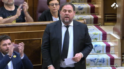 Junqueras promete el cargo de diputado en el Congreso Junqueras promete el cargo de diputado en el Congreso