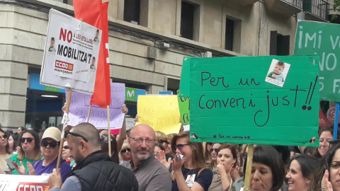 Concentración contra firma convenio para educadores de 'escoletes' Concentración contra firma convenio para educadores de 'escoletes'