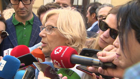 Carmena asegura que intentará ser investida alcaldesa Carmena asegura que intentará ser investida alcaldesa