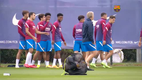 Ansu Fati vuelve a sonreír Ansu Fati vuelve a sonreír