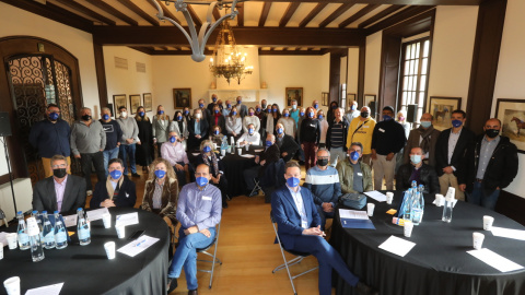 Un moment de la reunió del Fòrum de Diàleg.