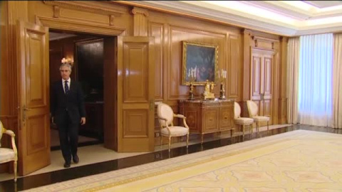 Albert Rivera se reúne con el Rey en La Zarzuela Albert Rivera se reúne con el Rey en La Zarzuela