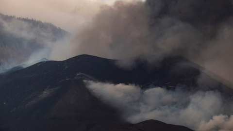 Imagen del volcán de La Palma el 7 de diciembre de 2021. Imagen del volcán de La Palma el 7 de diciembre de 2021.