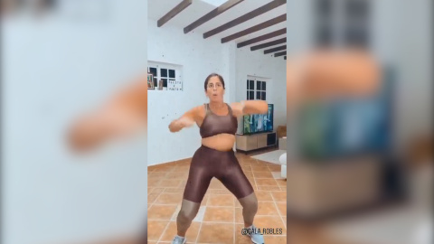 Anabel Pantoja se mantiene en forma gracias al baile Anabel Pantoja se mantiene en forma gracias al baile