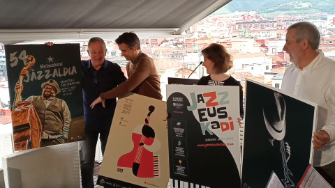 Presentación de los tres festivales de jazz vascos Presentación de los tres festivales de jazz vascos