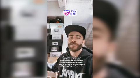 Pelayo Díaz pone a la venta prendas para recaudar fondos Pelayo Díaz pone a la venta prendas para recaudar fondos
