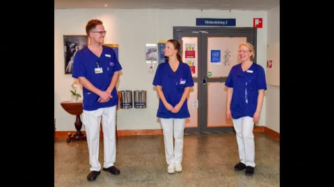 La princesa Sofía de Suecia, enfermera en un hospital de Estocolmo La princesa Sofía de Suecia, enfermera en un hospital de Estocolmo