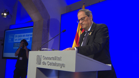 Comparecencia de Torra tras un año de Gobierno Comparecencia de Torra tras un año de Gobierno