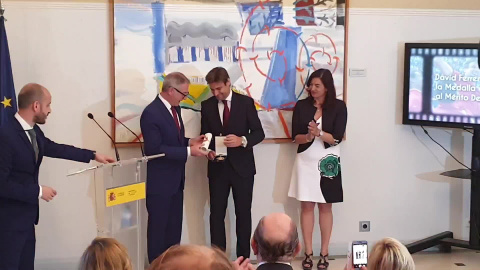 David Ferrer recibe la Medalla de Oro al mérito deportivo David Ferrer recibe la Medalla de Oro al mérito deportivo