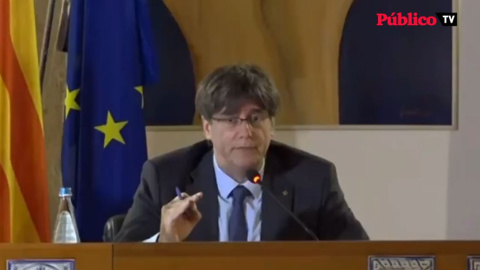 Carles Puigdemont: "Es hora de decirle a España 'basta'" Carles Puigdemont: "Es hora de decirle a España 'basta'"
