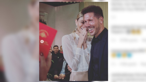 Simeone y Carla Pereyra se casan por lo civil Simeone y Carla Pereyra se casan por lo civil