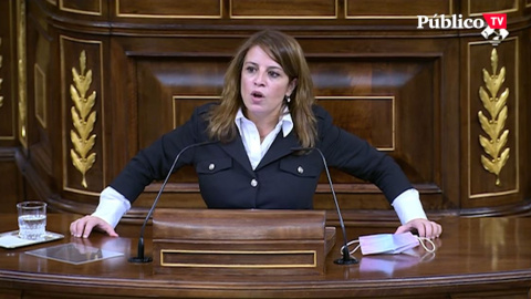Rapapolvo de Lastra a Vox por la ley de solo sí es sí: "No me hable de defensa de las víctimas" Rapapolvo de Lastra a Vox por la ley de solo sí es sí: "No me hable de defensa de las víctimas"