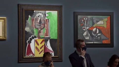 Subastan once obras de Picasso por más de 108 millones de dólares Subastan once obras de Picasso por más de 108 millones de dólares